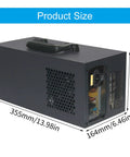 Heavy Duty Metal EGPU Dock With Usb4 Type C Providing 40Gbps Transfer And Fast Charging Pcie Graphics Card Adapter dimensions with handle.