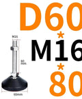 Premium Nylon Chair Leg Floor Protectors With Rubber Glide Pads Deliver Roll Like Butter Ease And Straight Up Wobble Crushing Save Your Hardwood From Ugly Scratches Today, featuring M16 threaded mounting and 60mm nylon base.