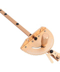 Adjustable Aluminum Miter Gauge Featuring Rock Solid Angle Lock And Smooth As Butter Gliding Track For Table Saw And Router Tasks Built Tough For Dead Nuts Accuracy Daily, showing aluminum frame and angle scale.