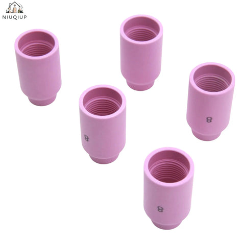 Five large alumina nozzles 54N14 for All in One TIG Welding Consumables Kit for WP17 WP18 WP26 Series