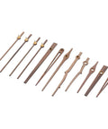 Walnut Wood Clock Repair Kit With Quartz Movement And 32 Accessories For Easy Diy Watch Replacement And Repair Includes Hands