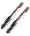 M10 X 1.25 Metric Thread Tap Set, High Speed Steel Hand Taps, Right Hand Thread, 2 Pack for Precise Thread Cutting, Durable HSS 6542 Tooling for DIY Repairs, Maintenance and Fabrication Projects