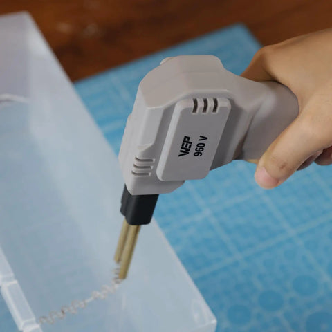 Plastic Welder Kit 110V With Pro Grade LED Lights And 200 Hot Staples Pliers fixing ABS plastic cracks