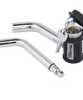 Receiver Lock With Swivel Head For 1/2 Inch And 5/8 Inch Trailer Hitches Weather Resistant Locking Hitch Pin Locks Up To 3500 Lbs