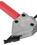Heavy Duty Metal Sheet Cutter For Electric Drill With Universal 7mm Hex Shank All In One Cutter Head with red handle