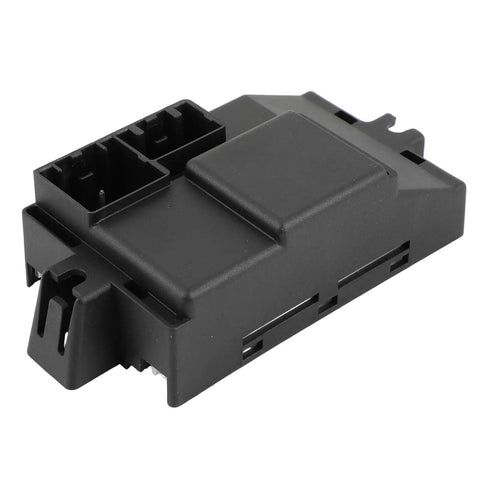 Straight Up Reliable AC Blower Motor Resistor For Chevy And Buick Cars 2011 To 2016 solid black plastic unit with connectors.