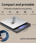 Digital Jewelry Scale 500 Gram By 0.01 Gram Precision For Jewelry, Gemstones And Coins With Backlit LCD Display, Tare Function