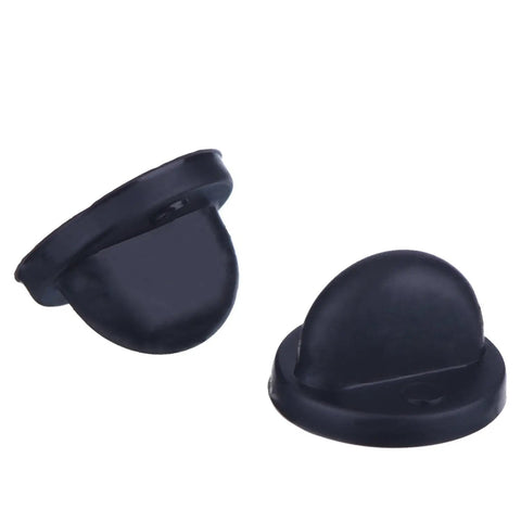 DIY Craft Pin Back Set 50 Pair Rubber Butterfly Clutch Pin Backs Tie Tacks Blank Pins Holders For Craft Making And Jewelry Projects With Easy Grip Design