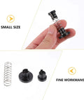 Hand holding part of Two Pack Anti Backlash Nut Kit for 3D Printers Stainless Steel Lead Screw Nut for T8 Screws