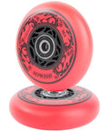 68mm 90A Ripster Wheels With ABEC 9 Bearings For Mini Ripstik Ripstick Mini 2-Wheeled Caster Board Carving Wave Board Red