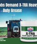 Heavy Duty Polyurea Grease 14 Oz Tube For Auto Industrial Marine Agricultural And Off Road Gear Waterproof Extreme Pressure High Temp Lubricant 2 Pack Special For Everyday Rigs with tractor