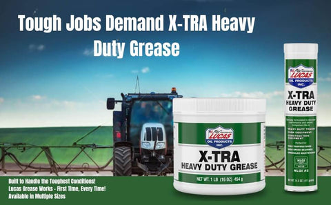 Heavy Duty Polyurea Grease 14 Oz Tube For Auto Industrial Marine Agricultural And Off Road Gear Waterproof Extreme Pressure High Temp Lubricant 2 Pack Special For Everyday Rigs with tractor