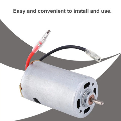 Carbon Brush Motor High Performance For One Fourteenth Scale RC Car With Four Wheel Drive Remote Control Speed Change Upgrade Replacement Parts For WLtoys 144001 Alloy Metal Construction displaying electrical wires