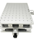 Built Tough Two Axis Moving Table For Laser Marking And Engraving Machine Portable XY Axis Workbench Aluminum Alloy Construction with 150 mm X Travel