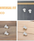 Premium White Plastic Inline Skate Side Plugs 50pcs Universal Replacement Kit For Many Models Wear Resistant Ends Spacers in close-up