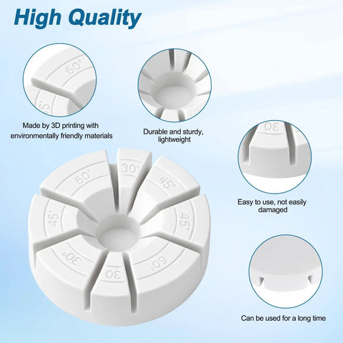 Rock Solid Glass Multi Angle Jig For Stained Glass Art Projects With 3D Soldering Station, lightweight white 30-60 degree angle, durable and sturdy.