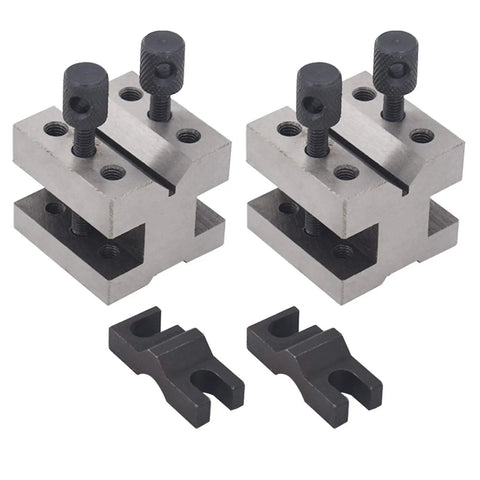 Hardened Steel 90 Degree V Block Set With Clamps, 1-3/8 x 1-3/8 x 1-3/16, pro grade machinist gauge kit in wooden case