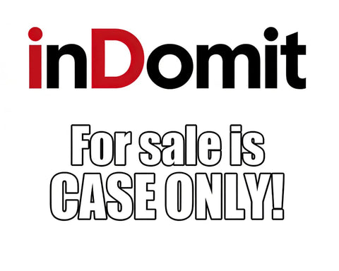 inDomiT logo with text stating For sale is CASE ONLY, indicating item sold separately, focusing on the case.