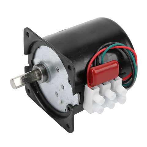 Super Silent 14 Watt Synchronous Generator Motor With Full Metal Gears For Home Appliances And Industrial Gearboxes running smooth at low RPMs.