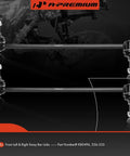 Front Sway Bar Link Stabilizer For Nissan Altima 2007-2021, Maxima 2009-2014 And 2016-2021, Murano 2009-2021, Pathfinder 2013-2020, Rogue 2008-2019, Rogue Sport 2017-2019, Infiniti JX35 2013, QX60 2014-2020, Smooth Ride, Precise Handling, 2x steel front left and right links
