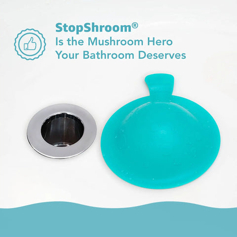 Universal Drain Stopper Plug Cover For Bathtub, Bathroom Sink, And Kitchen Drains, Aqua Finish That Works With TubShroom