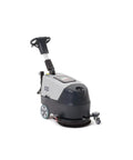 Battery Powered Walk Behind Floor And Carpet Scrubber Buffer Polisher With 16 Inch Brush And 21.5 Inch Squeegee 6.5 Gallon Tank 200 Rpm side view