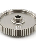 High Speed 61T Spur Gear for TT01 RC Cars 0.6M Pinion Gears Upgrade, aluminum alloy, TT01D TT01E TT01ES compatibility
