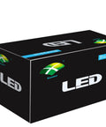 Black LED packaging box for Retro Fabric Bedside Table Lamp With Resin Spherical Body, Handmade Victorian Style Lighting