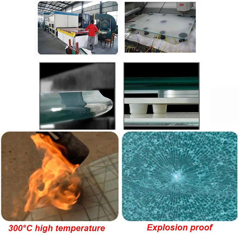 Production process of Large Glass Lazy Susan Turntable for the kitchen table with durable tempered glass