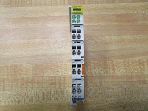 KL1104 4 Channel 24V DC Digital Input Terminal for Industrial Automation and Control Systems with Easy Wiring Plug And Play Connectivity Durable Build And Solid Signal Handling on table