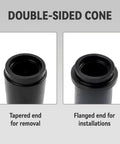 Heavy Duty Pneumatic Bushing Drive Tool For Removing And Installing 1-3/8 Inch Bushings showing double-sided cone with tapered and flanged ends