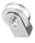 Heavy Duty Snatch Block Pulley Wheel For Wire Rope Lifting 0.3 Ton Capacity Single Rigging Block With Swivel Hoist For Lifting Plants Tools And Small Furniture To Elevated Spots, steel pulley