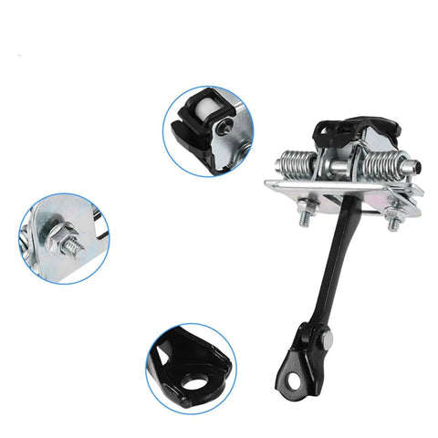 Door Check Strap For Partner Tepee And Similar Vans, Heavy Duty Door Hinge Limiter With Multi Level Opening, Damped Soft Close