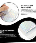 Colorful Bubble Mailers Set 20 Pcs 15x20cm Waterproof Padded Envelopes With Self Sealing Adhesive being peeled open