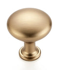Champagne Bronze Mini Round Cabinet Knobs Set, 1 Inch Diameter, Solid Metal Drawer Pulls, 30 Pack, Great For Kitchen Cabinets, Dressers, Closets, And Doors