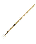 42 Inch Stainless Weed Fork with Long Handle, Rust Resistant, Mirror Polished Head, Weatherproofed Hardwood Shaft