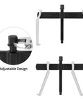 Top view of Heavy Duty 12 Inch 2 Jaw Gear Puller with Adjustable Clamping Depth for internal and external removal. Steel construction.