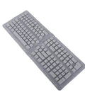 Top Shelf Pbt Translucent Pudding Keycaps For Mechanical Keyboards Two Tone Injection White Switch Ready 132 Piece Set displayed in clear packaging