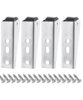 Heavy Duty Vertical Track Roller Wheels For Sliding Door Sagging Support Rock Solid Carbon Steel Build with mounting screws.