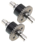 2Pcs Metal Front And Rear Differential Gear Set For WLtoys 1 14 144010 144001 144002 And 1 12 124016 124017 124018 124019 RC Cars CNC
