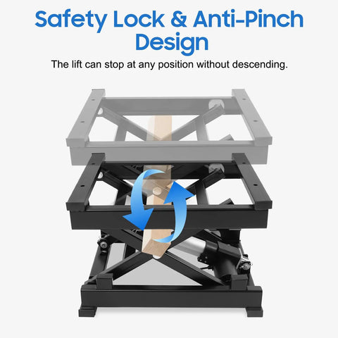Top Shelf Electric Scissor Lift Table With Remote Control Height Adjustable Platform Up To Sixteen Inches Material Handling Cart Built Like A Tank For Shop Gear That Handles Heavy Loads Without Breaking A Sweat