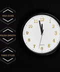 Easy Diy Clock Numeral Kit Three Sets Replacement Dial Numbers For Wall Clocks With Arabic Numerals Measuring 5.23 By 2.28 Inches In Black Silver And Gold For Quick Repair And Stylish Home Decor clock with gold numbers and styles.
