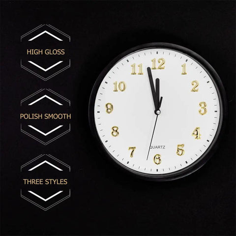 Easy Diy Clock Numeral Kit Three Sets Replacement Dial Numbers For Wall Clocks With Arabic Numerals Measuring 5.23 By 2.28 Inches In Black Silver And Gold For Quick Repair And Stylish Home Decor clock with gold numbers and styles.
