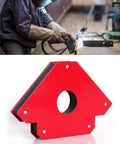 Six Piece Strong Welding Magnet Set With Right Angled And Multi Angle Holders for Fabrication and Soldering Projects close-up