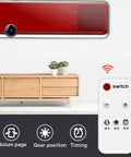Wall Mounted Space Heater Featuring Thermostatic Remote And Three Speed Modes Kicks Serious Chill For Every Room Eight Hour Timer Provides Built Different Ptc Fast Heating with remote and digital display.