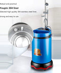Killer Portable Shower Station Pairing Smart Electric Water Heater With A Gritty 2000 Watt Power Surge, showcasing 304 stainless steel liner.