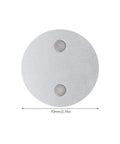 Hella Secure Magnetic Base For Smoke Detectors Drill Free Mounting Pads, 70mm galvanized steel pad for secure placement.