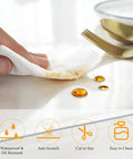 Clear Desk Protector 1.5mm Thick 14 By 24 Inches Heavy Duty Vinyl Desk Pad protecting surface from spills and scratches