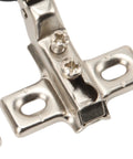 Close-up view of Soft Close Cabinet Hinges 26mm For Glass Doors 2 Pack Easy Install Hardware Cold Rolled Steel Half Cover Design