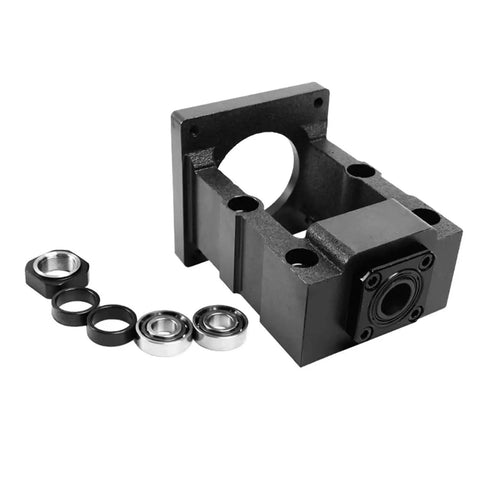 C5 SFU2005 Ballscrew Kit with End Machined Ballnut and Nut Housing BF15 Support Coupler details for CNC Machines